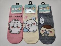 ちいかわ レディース ソックス 靴下 散切り頭モモンガ しまむら アベイル 新品