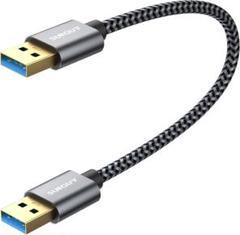 SUNGUY USB 3.0 ケーブル 0.3M タイプAオス- タイプAオス