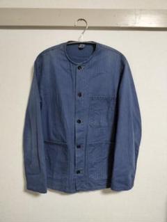 70s ユーロ ヴィンテージ ヘリンボーン ワークジャケット 希少 M