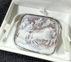 プラチナ pt900 シェル カメオ ペンダント パスクアーレ・オッタヴィアーノ プラチナ pt900 シェル カメオ ペンダント パスクアーレ・オッタ