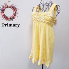 Primary◇リボンフリルワンピース ルームウェア ノースリーブ 部屋着 ML