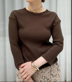 「Deuxieme Classe」 長袖カットソー - グレー レディース Deuxieme Classe 「Deuxieme Classe」 長袖カットソー - グレー