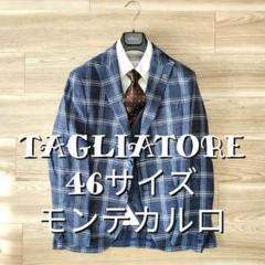 美品 タリアトーレ テーラードジャケット モンテカルロ ネイビー チェック 46 m99236066060_1.jpg?1739616737