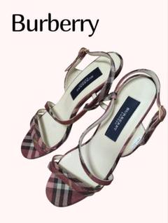 バーバリー Burberry サンダル ピンク　23㎝