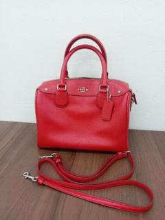 美品　COACH コーチ　ミニベネットサッチェル　2WAYバッグ　F57521
