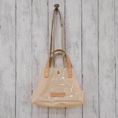 新品【 ザコンテナショップ 】 2WAY レザーハンドル クリア トートバッグ