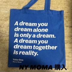 MoMA NY Yoko Ono エコバッグ トートバッグ 青 - メルカリ