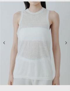 yo biotop Sheer linen tanktop