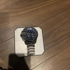 DIESEL クロノグラフ 時計 ブルー
