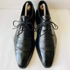 Burberry　バーバリー　ドレスシューズ　レザー　ブラック　24.5 極美品】バーバリー ロンドン ビジネスシューズ 黒 レザー 24.5