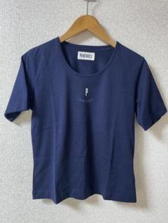 ピンクハウス　PINK HOUSE カットソー　ロゴT 日本製　中古　美品