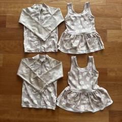 花柄 水着セット【双子用】