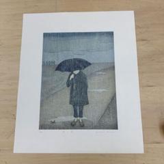 【シロヤギ様、検討中】鈴木敦子「雨の道」　木版画　限定20 シロヤギ様、検討中】鈴木敦子「雨の道」 木版画 限定20 - メルカリ
