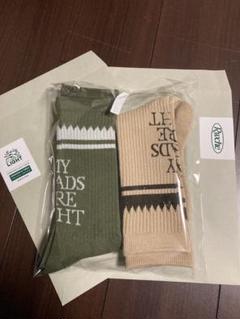 RWCHE × MYLOADSARELIGHT / ARROW SOCKS RWCHE × MY LOADS ARE LIGHT / TEXT “M.L.A.L” ARROW Hi