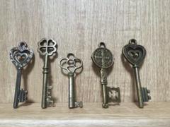 アンティークキーセット 　金古美色のサムネイル