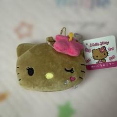 新品未使用☆日焼けキティ　ぬいぐるみミラー