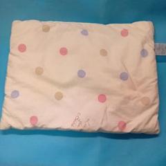 西川リビング ベビー用枕 水玉模様 27 ×37cm 日本製