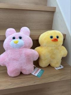 ② mojojojo BIGぬいぐるみ　ひよこ　新品タグ付き mojojojo モジョジョジョ BIG ぬいぐるみ ひよこ ② - メルカリ