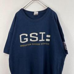 USA古着 CSI パロディ Tシャツ ネイビー 企業系