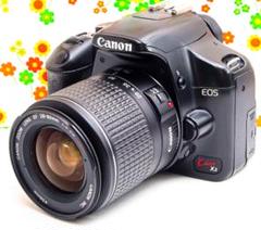 美品 キャノン Canon kiss x2☆スマホに転送☆お手軽一眼レフ♪ Canon kiss x2☆スマホに転送☆お手軽一眼レフ♪☆初心者に