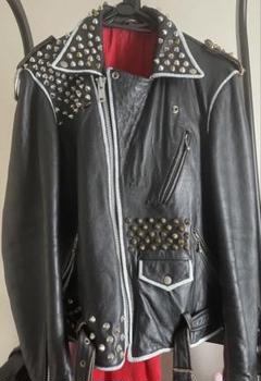 迫力　鋲ジャン　ビンテージ　vintage ハンドメイド　クラスト　アンカバ SOUVENIR - JACKET 