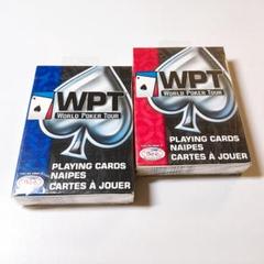 ブランド雑貨総合 激レア】WPTデック♤赤青セット - メルカリ トランプ