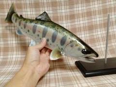 ハンドメイド　39cmサツキマス フィギュア　レプリカ　魚模型　釣り　置物 ハンドメイド39cmサツキマス フィギュアレプリカ魚模型釣り置物