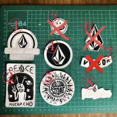 VOLCOM ステッカー 40点 ボルコム まとめ売り 髑髏 魚 宇宙人