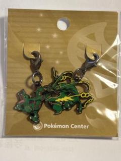 新品　レックウザ　メガレックウザ　メタルチャーム　ポケモンセンター