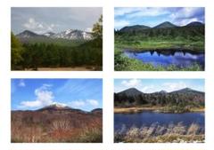 風景写真　青森（八甲田山・岩木山）　Ｌ判、２Ｌ判、Ａ４サイズ