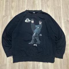 Stussy ブラック グラフィックスウェット　90s 2025年最新】stussy スウェット 90sの人気アイテム - メルカリ