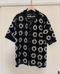 ZARA クロシェ　ジオメトリック　鍵編み　希少サイズ ZARA クロシェジオメトリック鍵編み希少サイズ