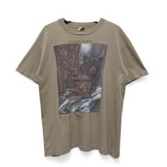 古着 90s アート シングルステッチ USA製 Tシャツ アニマル 521