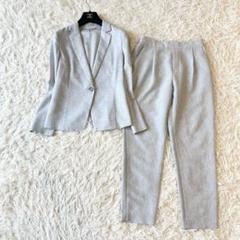 【極美品】INDIV インディヴィ パンツスーツセットアップ グレー 44 楽天市場】美品【中古】インディヴィ INDIVI パンツスーツ