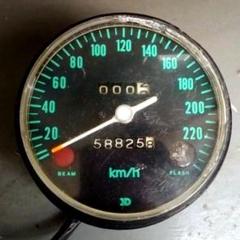 さっしぃ〜　　CB750fourKO国内スピードメーター当時物　青フリ CB750fourKO国内スピードメーター当時物 青フリ - メルカリ