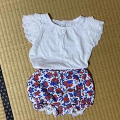 80サイズ　女の子セットアップ