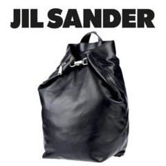 【希少】JIL SANDER カーフレザー バックパック リュック ブラックのサムネイル