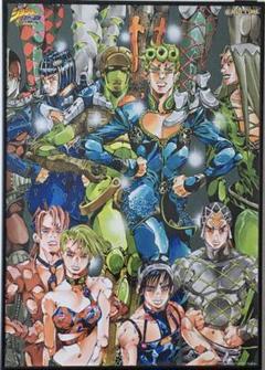 PS2 ジョジョの奇妙な冒険 黄金の旋風 ポスター【非売品】