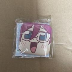 あんスタ ぶくスタ ぶくぶ 萌顔 中国 スクエアレザー缶バッジ 羽