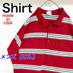 YAY26【アメリカ製】RUSTLER　ポロシャツ【メンズ2XL】小さめ　赤色他