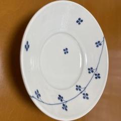 中町いずみ　青白花兎鳥小皿② 和皿　九谷焼 中町いずみ 染付輪花吉祥皿（福）｜九谷焼のうつわ｜和食器通販