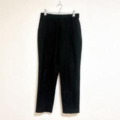 ユニクロ　スラックス　M ブラック 黒　ウエストゴム　オフィス　シンプル　通勤