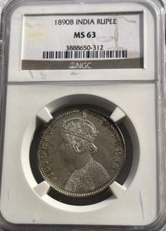 インド ハイデラバード1ルピー銀貨 AH1337//8 【NGC MS64】 インド ハイデラバード1ルピー銀貨 AH1337//8 【NGC MS64】