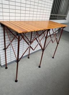 廃盤レアColemanナチュラルウッドカウンターテーブルクラシック高さ90cm② 廃盤レアColemanナチュラルウッドカウンターテーブルクラシック