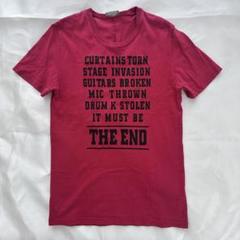 05AW Dior Homme THE END Tシャツ レッド S エディ