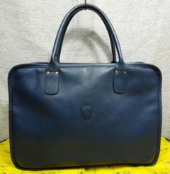 ✨極美品✨フェリージ ビジネスバッグ 大容量 レザー×ナイロン 8637/2 紺 概ね良好] Felisi フェリージ 1890 レザー ビジネスバッグ