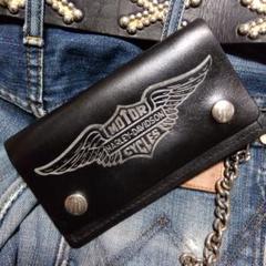 美品 Harley Davidson ヴィンテージ トラッカーウォレット
