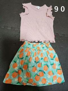 H&M　スカート　トップス　ベビー　90