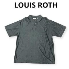 【US古着】ビッグサイズ　LOUIS ROTH 柄　ポロシャツ　XL