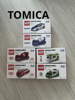 Asahi TOMICA カルピス ウィルキンソン お茶 6台セット ミニカー